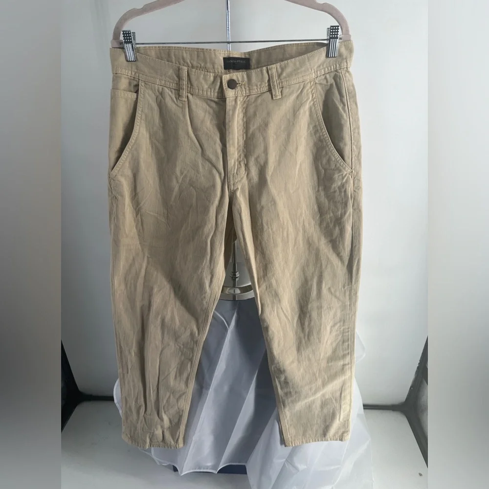 Banana republic tan athletic fit chinos